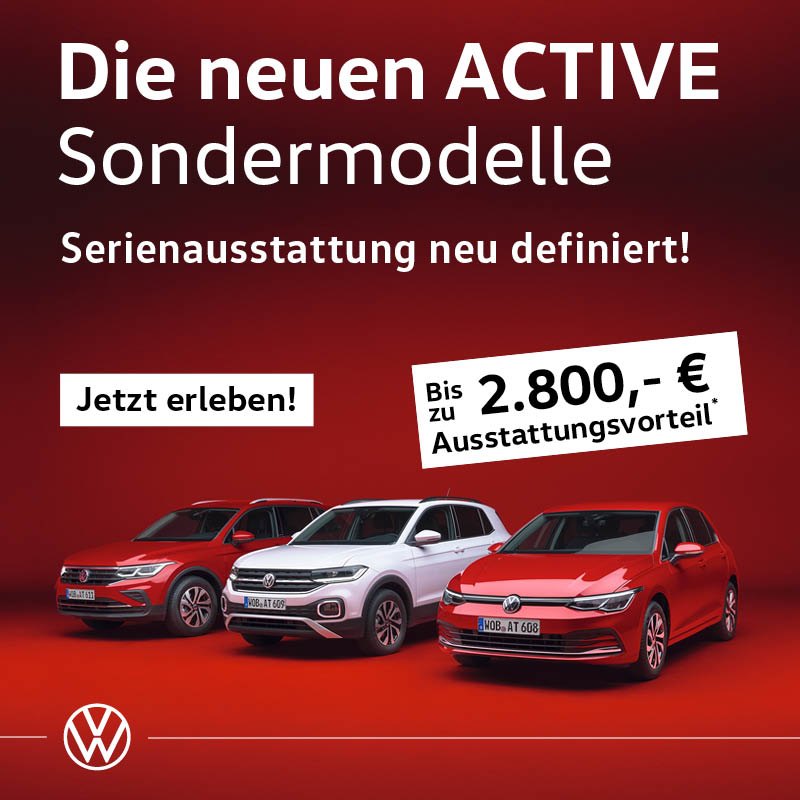 VW Active Sondermodelle
